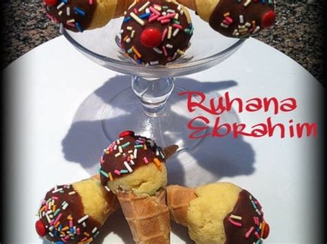 Burfee Cones Recipe By Ruhana Ebrahim Recipe Sweet Meat Recipe