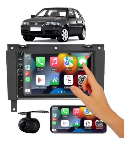 Mp Multimidia Android Auto Carplay Gol G Camera De R