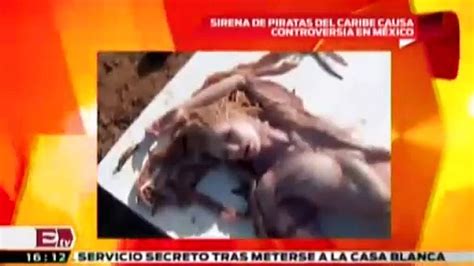 Sirena de Piratas del Caribe causa controversia en México Vídeo