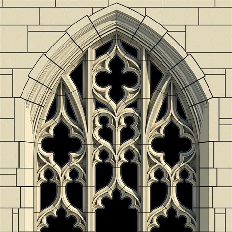 Ds Arched Gothic Window Gothic Windows Gothic Style Architecture