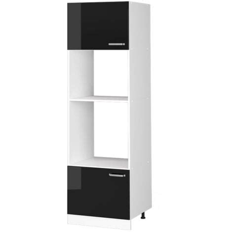 Armoire Haute Universelle R Line Noir Haute Brillance Cm Avec