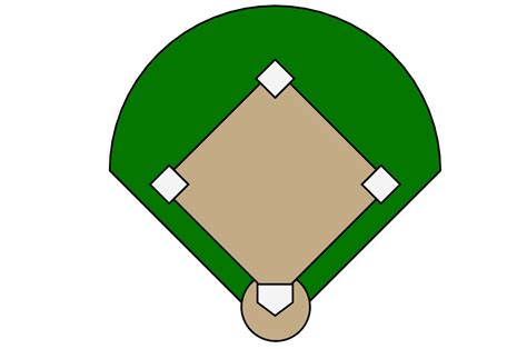 Clip Art Baseball Field Clipart Best