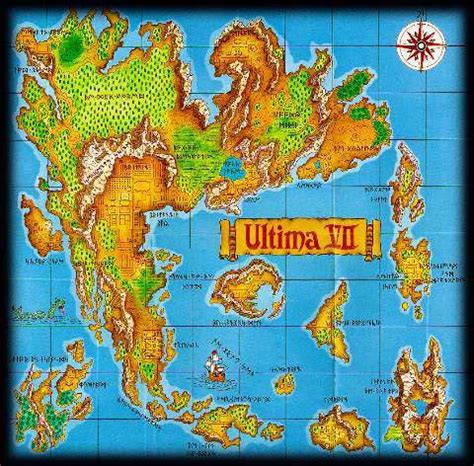 Ultima Vii The Black Gate Map Annotated - fasrmax