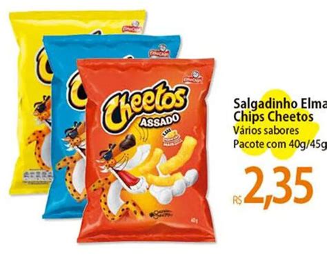 Salgadinho Elma Chips Cheetos V Rios Sabores Pacote G G Oferta