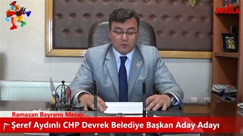 Eref Ayd Nl Chp Devrek Belediye Ba Kan Aday Aday Youtube