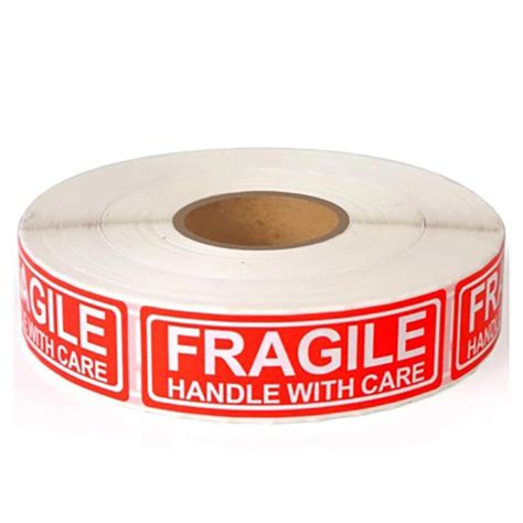 Buy Zdmathe 1x3 Inches Fragile Packing Stickers Handle With Care Shipping Warning Labels For