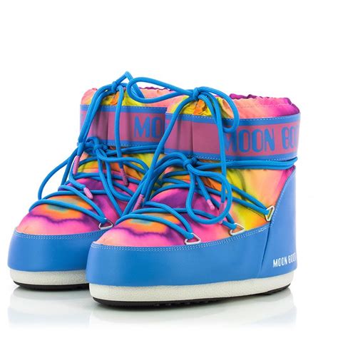 Moon Boot Icon Low Tie Dye Blue Punto