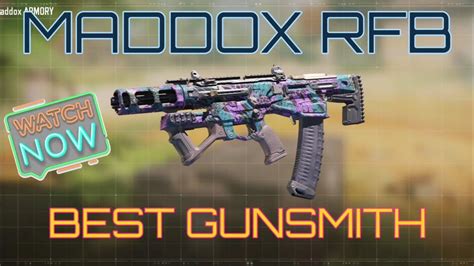 Unveiling The Most OP Maddox Gunsmith Loadout Codm Maddox