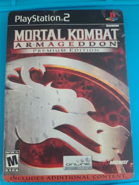 Mortal Kombat Armageddon Premium Edition Box And Manual Only