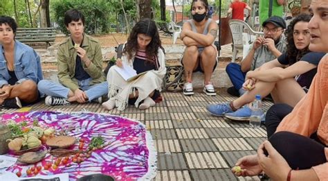 Diario HOY Ronda cuentera en la feria de La Red Agroecológica en la