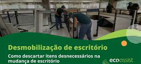 esmobilização de Escritório e Descarte Eficiente