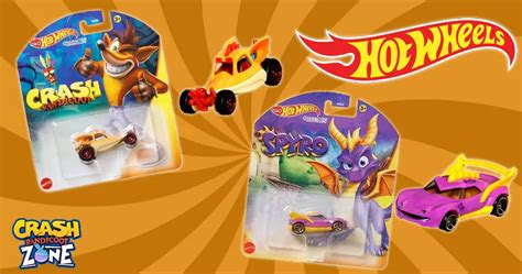 Rivelate Hot Wheels A Tema Crash E Spyro Crash Bandicoot Zone
