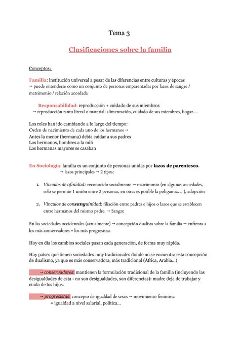 Tema 3 Apuntes Del Tercer Tema De Estructura Y Cambio Social De La