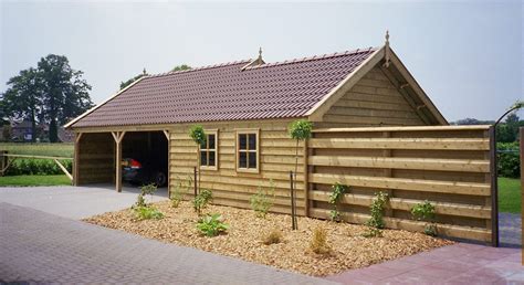 Houten Carport Met Tuinhuis Of Schuur Laten Plaatsen