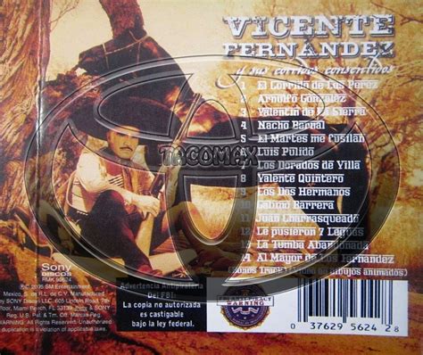 sɐɹǝdnɹƃ sǝuoıɔɔǝΙoɔ: Vicente Fernandez-Vicente Fernandez Y Sus Corridos Consentidos