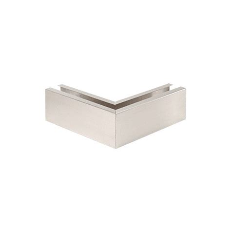 Crl Alum B W Bs Vcp Brushed Stainless Degree Mitered Corner