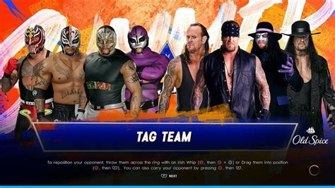 Can 4 Different Rey Mysterios Defeat 4 Undertakers WWE 2K22 YouTube