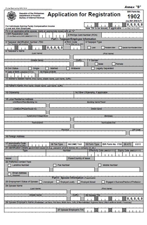 Enhanced Bir Registration Forms Now Available Grant Thornton