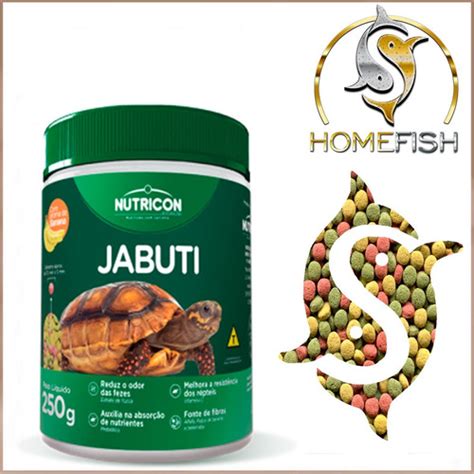 Ração Jabuti 250g Nutricon Para Jabutis Parcelamento sem juros