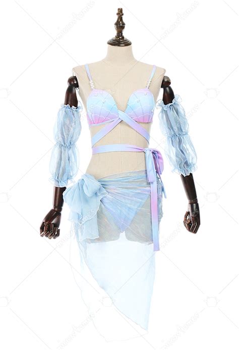 Shell Pattern Swimsuits Lace Up Bathing Suits Bikini Sets For Sale