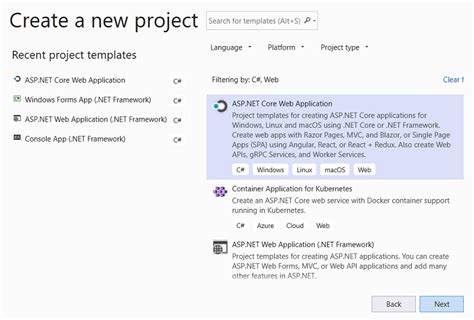 Asp Net Core Mvc Tutorial Cerate Asp Net Core Mvc Project Example A