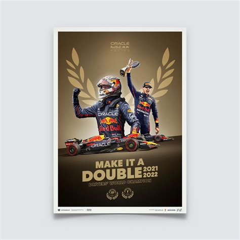 Max Verstappen 2022 F1 Championship Poster - Red Bull Racing | Fuel For ...