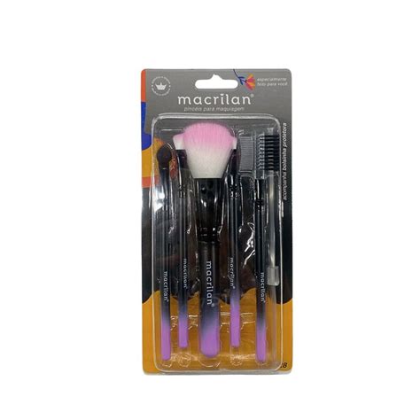 Kit de Pincéis C 5 Macrilan KP5 28 Bem Mulher Maquiagens