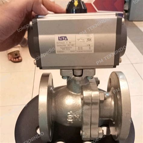 Jual Ball Valve Inch Ss Jis K Actuator Pneumatic Double