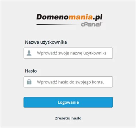 Jak Zalogowa Si Do Cpanel Fa Domenomania Pl