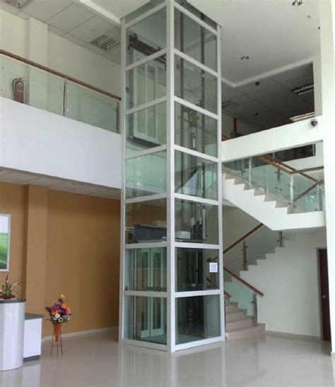 Otis Toughened Glass Residential Elevator Max Persons 6 Persons