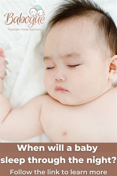 When Will Your Baby Sleep Through The Night Baby Sleep Baby Facts