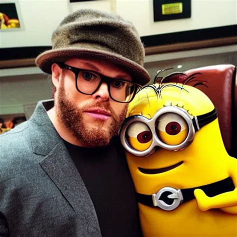 Seth Rogan Eating Minion Like A Steak Stable Diffusion OpenArt