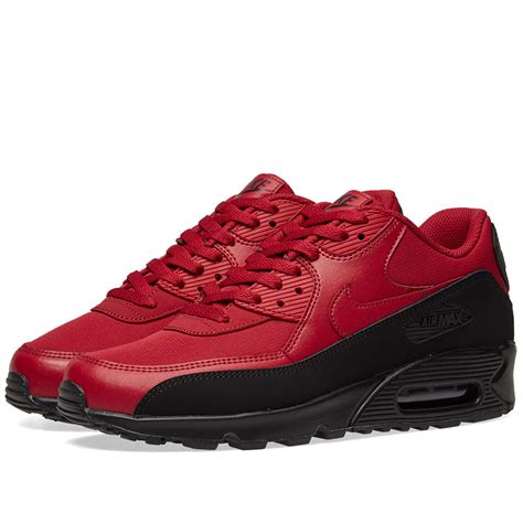 Nike Air Max 90 Essential Black & Red | END.