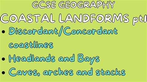 Coastal Landforms Pt Gcse Geography Youtube