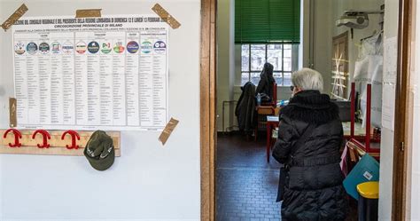 Elezioni Regionali In Lazio E Lombardia Alle 19 Affluenza Al 25 Il