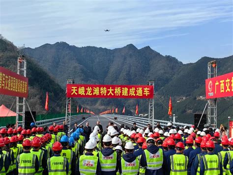 世界最大跨径拱桥——天峨龙滩特大桥建成通车 广西大学