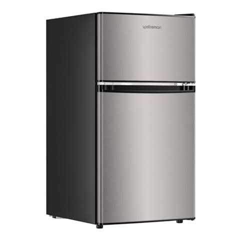 Upstreman 32 Cuft Mini Fridge With Freezer Double Door Mini Fridge