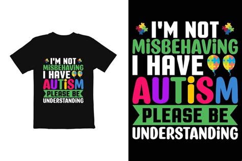 Vetor De Design De Camiseta Do Dia Mundial Do Autismo Gr Ficos De