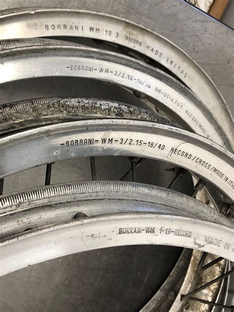 Borrani Aluminium Motorcycle Rims And Their Number System