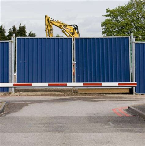 Temporary Hoarding Vehicle Gates Pair Smiths Hire