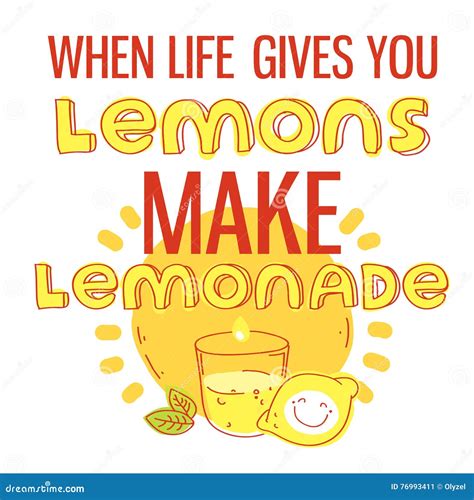 When Life Gives You Lemons Stock Photography CartoonDealer 52344722