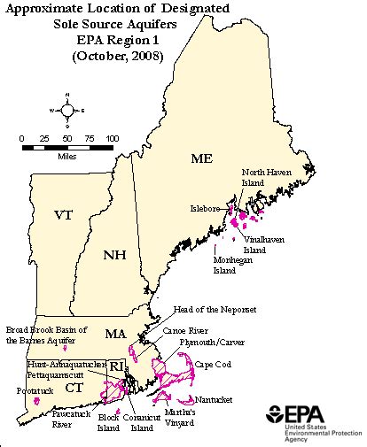 Sole Source Aquifer Program Drinking Water In New England Us Epa