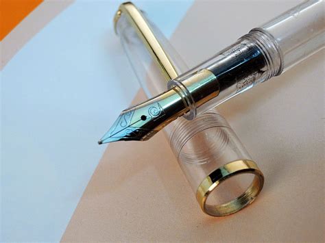 Tibro Da Escrita Caneta Tinteiro Romus Indian Clear Demonstrator