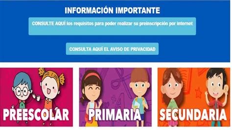 Sep ¿cuándo Son Las Inscripciones De Preescolar Primaria Y Secundaria