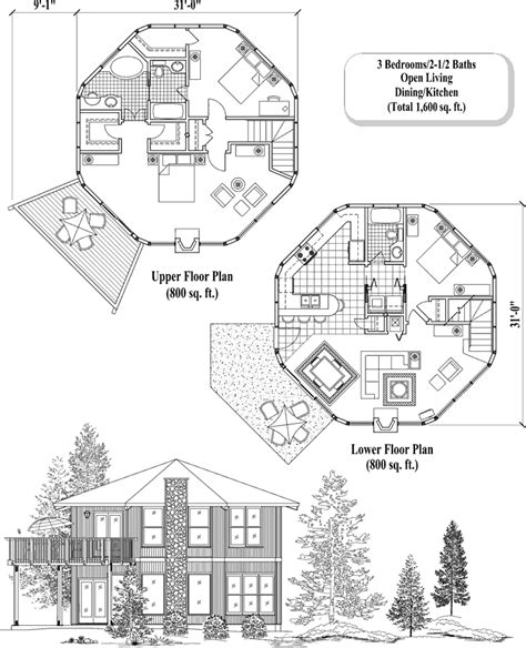 Topsider Homes Round House Plans Round House Octagon House