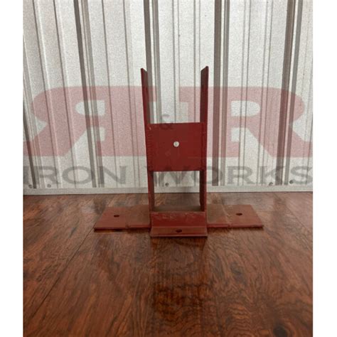 R R Iron Works Wet Set Post Bracket