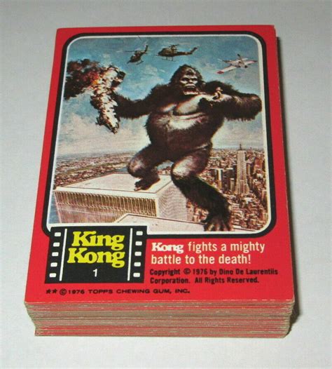King Kong Bubble Gum Cards