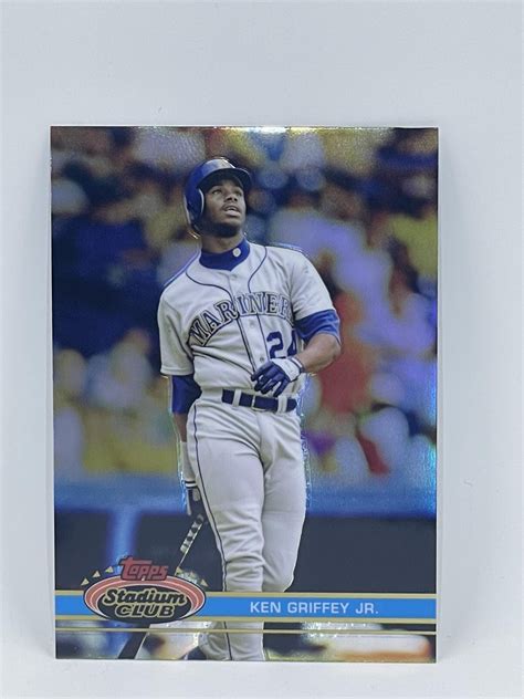 Fs Ken Griffey Jr 2021 Stadium Club Design Variation Chrome Refractor