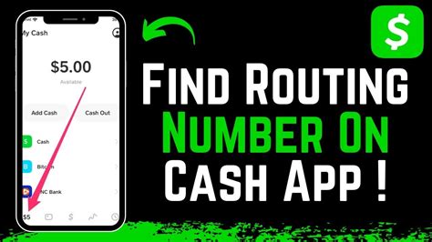 How To Find Routing Number On Cash App Youtube