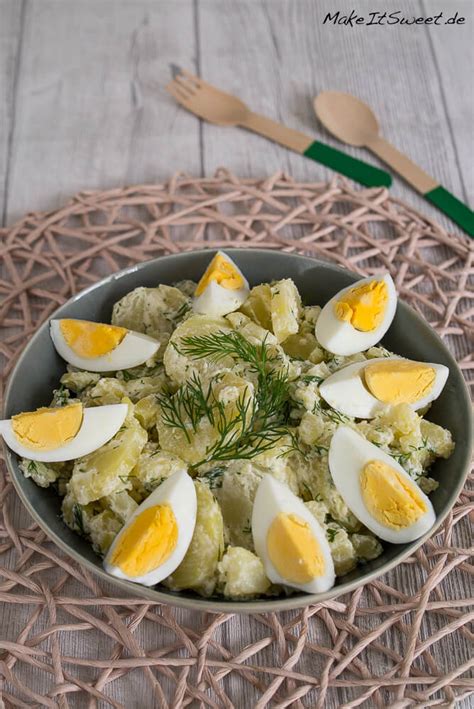 Kartoffelsalat Mit Eiern Und Dill Einfacher Kartoffelsalat